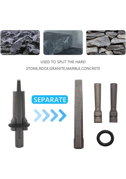 7 Set 5/8inch Fiş Takma Tüyler Tüy Şimler Beton Kaya Taş Ayırıcı El Aletleri 16MM (Yurt Dışından) fırsatları