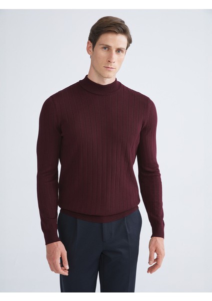 Yeni Sezon Yarım Balıkçı Yaka Erkek Triko Kazak