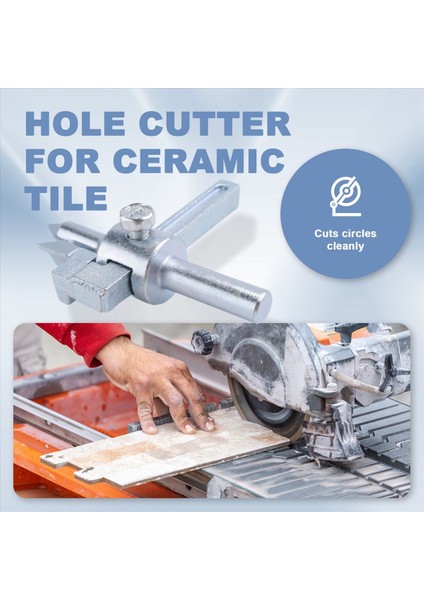 Seramik Karo Tungsten Için Ayarlanabilir Daire Karo Kesici Delik Kesici Alet Seramik Karo Güç Alet Aksesuarı Için Karbür Matkap Ucu (Yurt Dışından) indirimleri