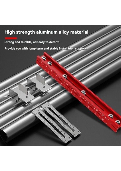 Gardırop Bomu Kurulumu Için Konumlandırma Cetveli Montaj Marangozluk Delme Bulucu Süspansiyon Çubuğu Kurulum Aracı (Yurt Dışından) indirimleri