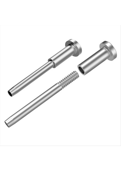 50 Paket Görünmez Kablo Korkuluk Kiti 1/8in Kablo Korkuluk Gerginliği 2X2IN Ahşap/metal Direkler Için Görünmez Alıcı (Yurt Dışından) fiyatları