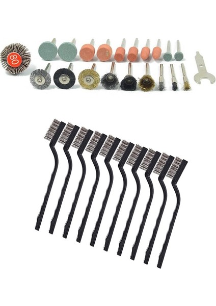161 Pcs Elektrikli Gravür Mini Matkap Parlatma Takımı ve 20 Pcs Tel Fırçası Metal Fırça (Yurt Dışından) indirimleri