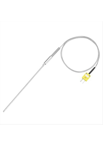 K Tip Termokupl Tapalı Sayacı Sıcaklık Sensörü Probu -50 Ila 1100 ° C 3 3ft Tel 4X150MM (Yurt Dışından)