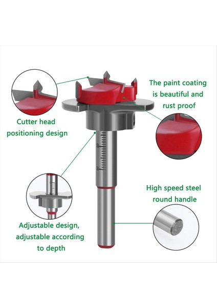 Konumlandırma Delik Testere Kiti Ayarlanabilir 15-35MM Menteşe Deliği Açıcı Ağaç Işleme Karbür Matkap Bitleri Set (Yurt Dışından) modelleri