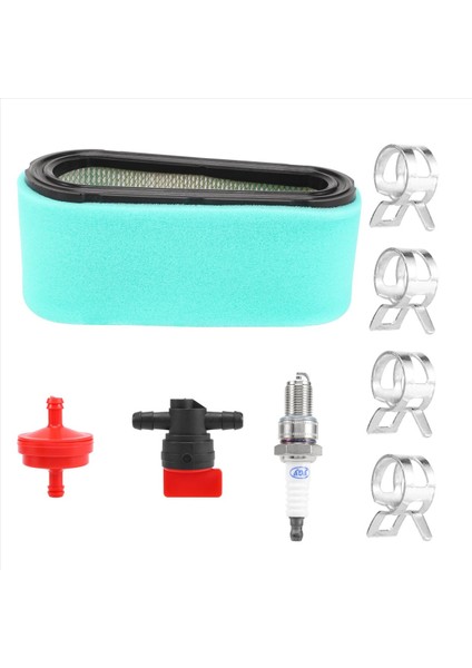 Hava Temizleyici Önsözü Yakıt Kapatma Valf Buji Briggs &amp Stratton Için 496894S 493909S 272403S 12 5-17 Hp Motor (Yurt Dışından) fiyatları