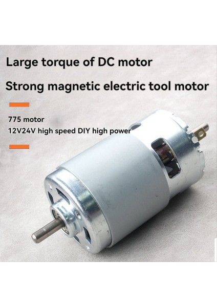 Dc Fırçasız Motor 4000RPM Tork Hızlı Elektrik Motoru 12V-24V Öğütme Makinesi Güç Alet Aksesuarları (Yurt Dışından) fiyatları