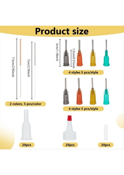 20 Paket Hassas Aplikatör Kapakları Hassas Ucu 2 Ons Akrilik Boya Şişesi Için Şişe Kapakları Hassas Kapak (Yurt Dışından) fiyatları