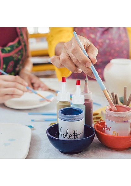 20 Paket Hassas Aplikatör Kapakları Hassas Ucu 2 Ons Akrilik Boya Şişesi Için Şişe Kapakları Hassas Kapak (Yurt Dışından) fırsatları