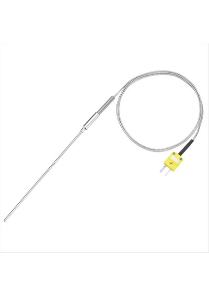 K Tip Termokupl Tapalı Sayacı Sıcaklık Sensörü Probu -50 Ila 1100 ° C 3 3ft Tel 3 2X150MM (Yurt Dışından)