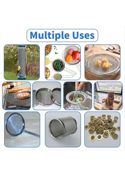 6 Adet Tel Örgü Ekran 20 Örgü Paslanmaz Çelik Örgü Dıy Projeleri Kafes Havalandırma Bahçe Pencere Ekranı Filtre Ağı Vb (Yurt Dışından) fırsatları