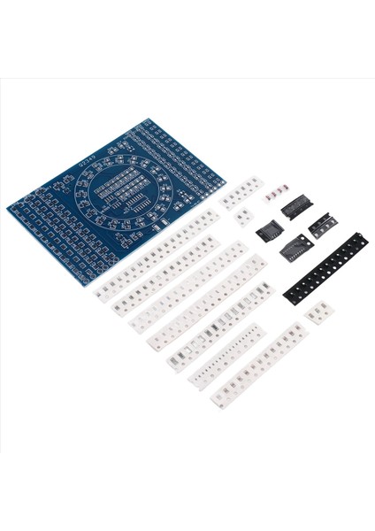 Dönen LED Smd NE555 Lehimleme Uygulama Kurulu Dıy Kiti Fanny Beceri Eğitimi Dıy Kiti Pcb Board Modül Takım (Yurt Dışından) fiyatları