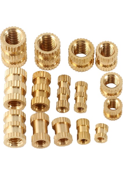 M2 M3 M4 M5 Dişi Iplikçik Pirinç Dişli Dişli Ekleme Somunu 3D Baskı Dişli Isı Seti Ekler (Yurt Dışından) indirimleri