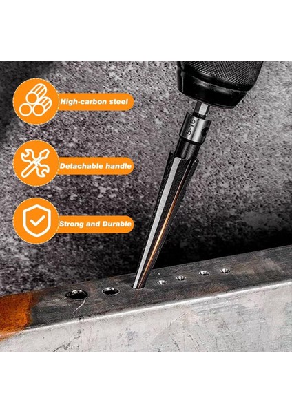 Köprü Pim Deliği Reamer 3-13MM (1/8-1/2inch) ve 5-16MM (1/2-5/8 Inç) T Tutma Konik Rayba Seti Pim Deliği Sapı Konik Raybalar (Yurt Dışından) modelleri