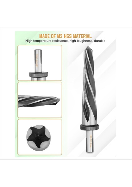 7/8inch Matkap Köprüsü/1/2 Inç Shank M2 Hss ile Inşaat Raybası Bit Çelik Metal Için Konik Kesicilik Raybi Bit Aracı (Yurt Dışından) fırsatları