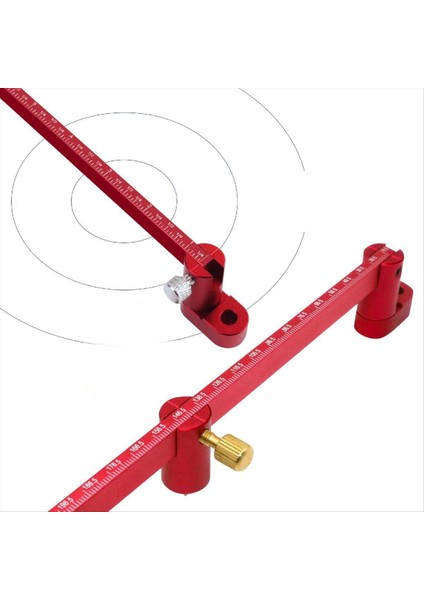 Ayarlanabilir Çizim Çemberi Cetveli Alüminyum Compass Scribe Center Bulucu Ahşap Işleme Sabit Nokta Daire Hattı Göstergesi Inç (Yurt Dışından) fırsatları