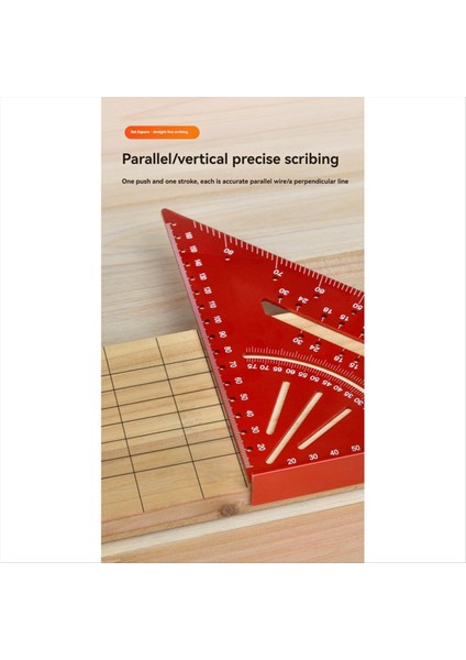 Ağaç Işleme Üçgen Cetvel Alüminyum Alaşım Ağaç Işleme Özel Sağ Açılı Cetvel 7inç Metrik 90 Derece Açılı Cetvel Siyah (Yurt Dışından) fırsatları