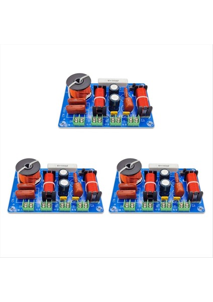 3 Pack Orta ve Düşük Hoparlör Retrofit Crossover 3 Yollu Ses Ayarlanabilir Frekans Bölücü Hifi Sadakat Filtresi (Yurt Dışından)