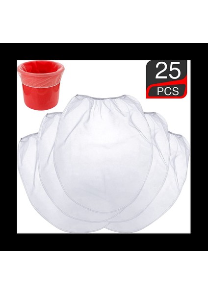 50 Adet 5 Galon Elastik Üst Boya Süzgeç Torbaları Beyaz Ince Örgü Torba Boya Filtre Çantası Hidroponik Boyama Bahçeciliği (Yurt Dışından) fiyatları