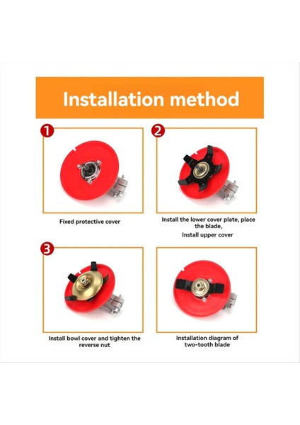 Çim Biçme Makinesi Bahçe Alet Parçaları Için Çok Fonksiyonlu Çim Düzeltici Başlık Fırça Otu Kesici Çit Çim Düzeltici 14 5cm (Yurt Dışından) modelleri