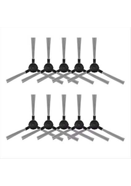 Jenxy SP812 Robot Vakum Separcı Yan Fırça Aksesuar Yedek Parça 10 Adet (Yurt Dışından)