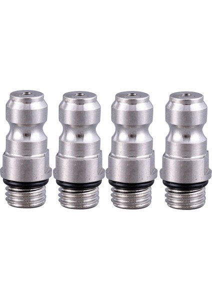 8mm Hızlı Bağlantılı Erkek Konnektör Gaz Silindir Girişi ve Şişirilebilir Nozul M8X1 Iplik Tek Yönlü Valf 4 Pcs (Yurt Dışından)