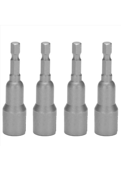 4pcs Güç Kanadı Somun Sürücüsü Seti Yuva Kanadı Fındık Matkap Bit Soket Anahtarı Araçları Seti 1/4 Inç Hex Shank Matkaplar Bit (Yurt Dışından)