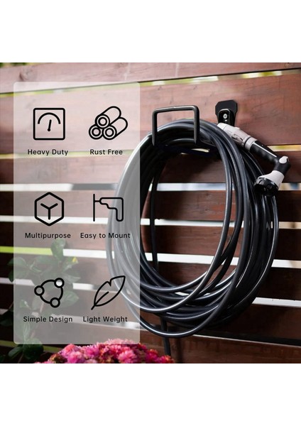 6x Bahçe Hortumu Tutucu Duvar Montajı Dışarı Için Duty Su Hortumu Askı Metal Hortum Makaraları Hortum Hortum Hortum Hortum (Yurt Dışından) indirimleri