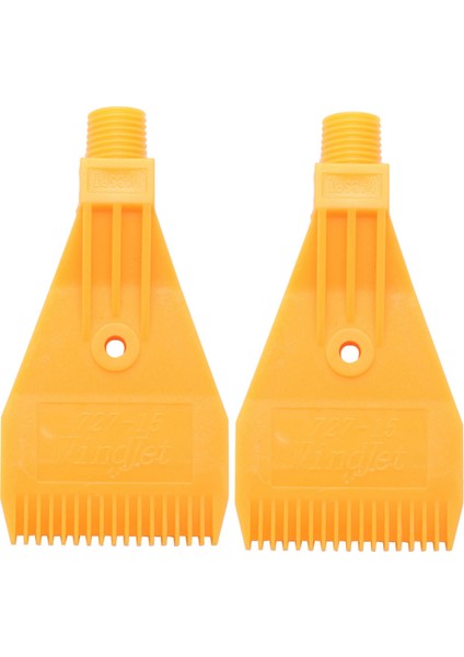 2x 1/4bsp Erkek Iplik Abs Tek Delikli Hava Üfleme Kapalı Düz Jet Memesi Sarı (Yurt Dışından)