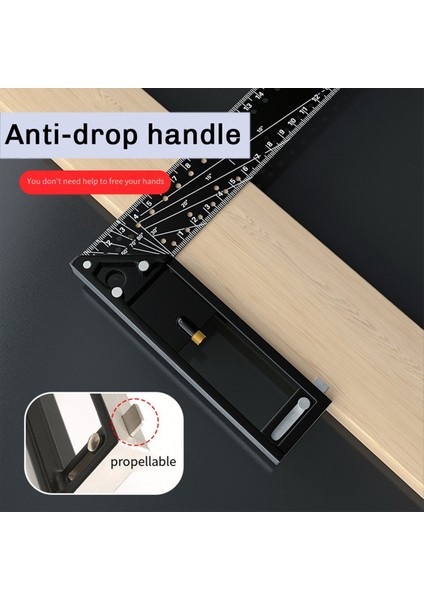 Çok Fonksiyonel Sağ Açılı Cetvel 45/90 Derece Delik Açısı Cetveli Konumlandırma Işaret Açısı Hükümdarı Ağaç Işleme Aracı 40CM (Yurt Dışından) modelleri