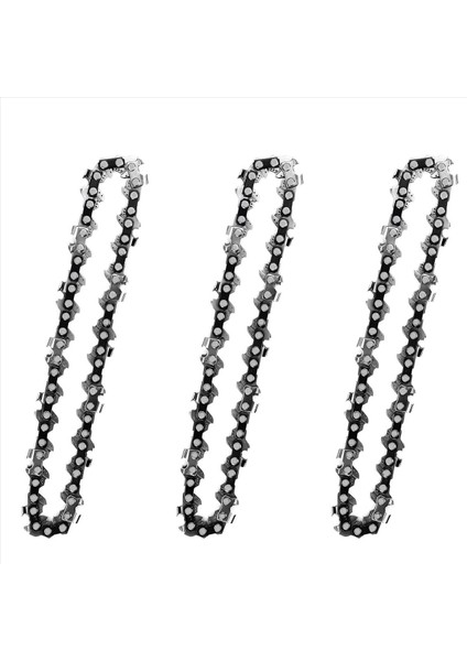 3pcs 4 Inç 1/4 Inç Kılavuz Testere Zinciri 4 Inç Kordonsuz Elektrik Protesto Edilen Pil El Motorlu Testere Için Mini Testere Zinciri (Yurt Dışından)