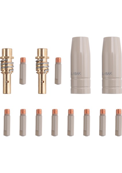 14PCS 15AK Kaplama Koruma Memesi Yapışmaz Kaynak Cürufu Avrupa Havasız Gaz Koruma Makinesi Koruyucu Kenar (Yurt Dışından) fiyatları