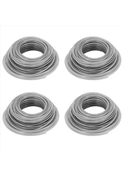 4pcs 41M Çim Biçme Makinesi Tel Biçme Ipi Naylon Çim Biçme Ipi Başı Biçme Çizgisi Biçme Hattı Biçme Makinesi Aksesuarları (Yurt Dışından)