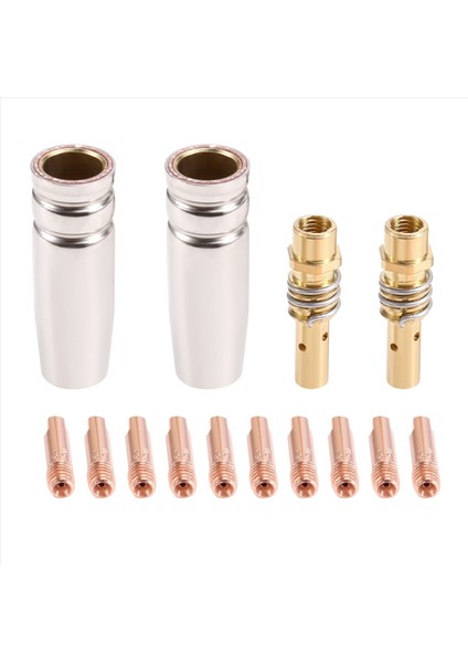 14PCS 15AK Kaynak Aksesuarları Sarf Malları 0 6mm Mig Torch Gaz Missül Ipucu 15AK Mig Tutucusu (Yurt Dışından) fiyatları