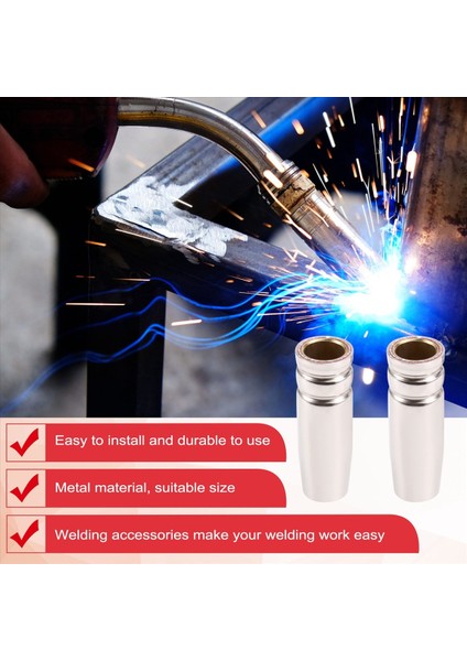 14PCS 15AK Kaynak Aksesuarları Sarf Malları 0 6mm Mig Torch Gaz Missül Ipucu 15AK Mig Tutucusu (Yurt Dışından) indirimleri