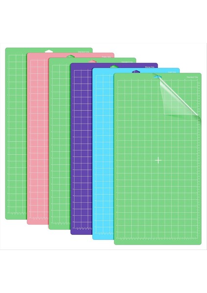 6 Paket Kesme Paspası 12 x 24 Inç Zanaat Için Kesme Paspasları Standart Güçlü Yapışkan Kesim Mat Değişimi (Yurt Dışından)