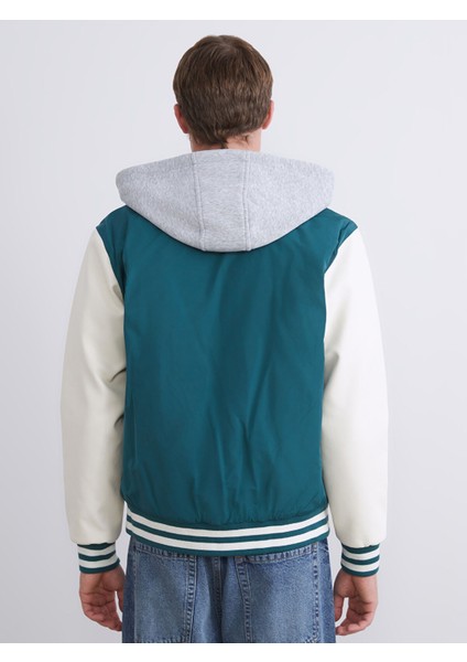 Yeni Sezon Standart Kalıp Kolej Yaka Erkek Bomber Mont indirimleri