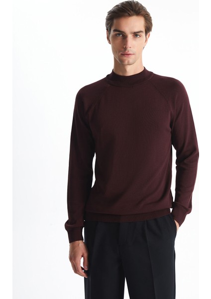 Yeni Sezon Yarım Balıkçı Yaka Uzun Kollu Erkek Triko Kazak