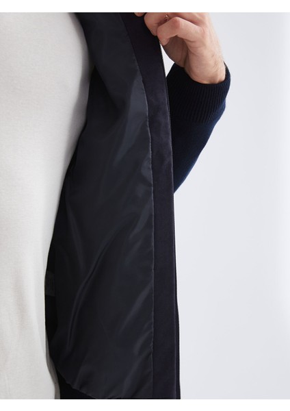 Yeni Sezon Standart Kalıp Dik Yaka Erkek Triko Mont fırsatları