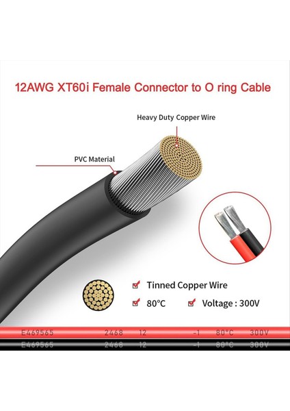 12AWG XT60I Rc Pil Güneş Taşınabilir Güç Istasyonu ve Güneş Paneli 200CM (Yurt Dışından) fiyatları