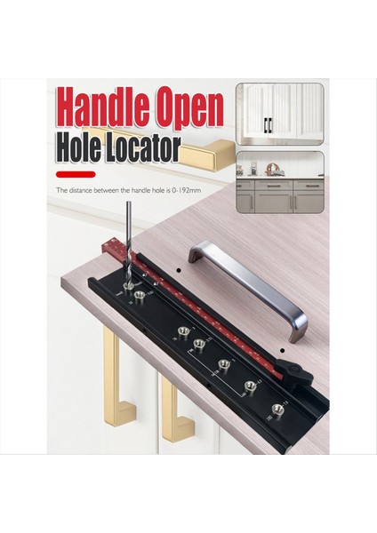 Matkap Kılavuzu Punch Bulucu Tutağı Açık Delik Bulucu Ağaç Işleme Dolap Kulpları ve Çekme Deliği Punch (Yurt Dışından) fırsatları