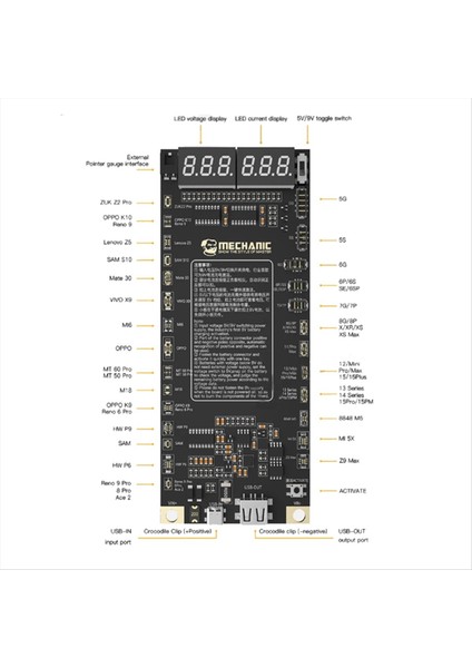 Mekanik F918 Pil Aktivasyon Algılama Tahtası Pil Hızlı Şarj Iphone 15 Pro Max Hw Android Tek Tıkaç (Yurt Dışından) fırsatları