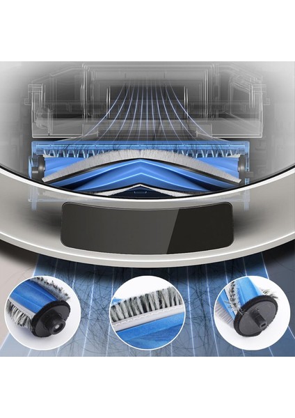 Ecovacs Deebot T30S Robot Vacum Seğerleri Ana Yan Fırça Hepa Filtreleri Mop Bez Toz Torbaları Yedek Parçalar (Yurt Dışından) modelleri