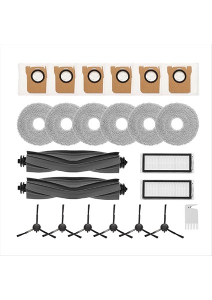 Dream L10 Ultra /L10S Ultra Robot Vakum Süpürge Ana Fırçalar Hepa Filtreleri Toz Torbaları Için Aksesuar Seti (Yurt Dışından)
