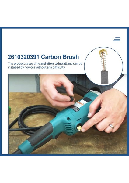 2610320391 1619X08020 1619X07410 Için Karbon Fırçası 1619X01351 HD77 - S77 Cır Testere (6/paket) ile Uyumlu (Yurt Dışından) fırsatları