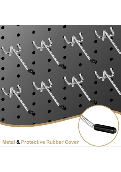 Pegboard Kancaları 26 Paket 4 Inç Asma Için Peg Tahtası Kancaları Garaj Için 1/4inch Peg Tahtası Organizatör Aksesuarları (Yurt Dışından) indirimleri