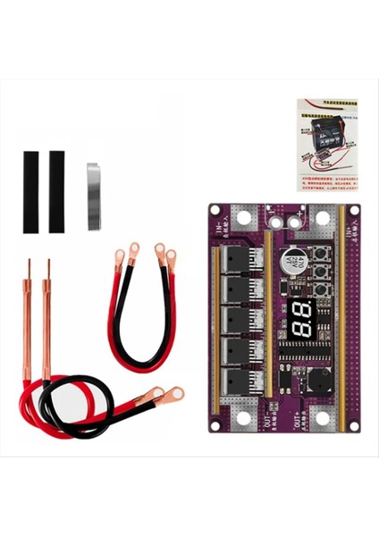 Dıy Spot Kaynak Noktası Kaynak Makinesi Kontrol Kartı 99 Dişli 14650/17490/18650/21700/26650/32650 Batter Için Ayarlanabilir (Yurt Dışından)