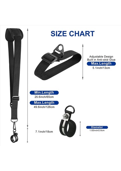 2x Uzun Düzeltici Kayışı - Ot Yiyenler Yaprak Üfleyiciler Çit Düzelticileri ve Daha Fazlası Için Güvenilir Omuz Askısı (Yurt Dışından) fırsatları
