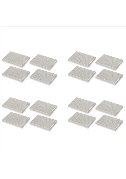 16 Pcs Petek Kaynak Bloğu Seramik Kaynak Plakası Kaynak Bloğu Panel Kaynak Yapımı Kit Kuyumcu Fusioncasting Araçları (Yurt Dışından)