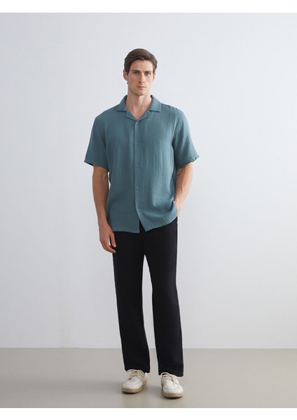 Yeni Sezon Standart Fit Kısa Kollu Erkek Gömlek fiyatları