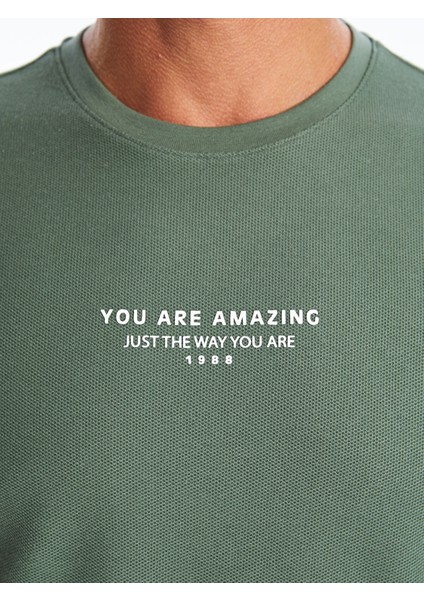 Yeni Sezon Bisiklet Yaka Kısa Kollu Baskılı Erkek Tişört modelleri